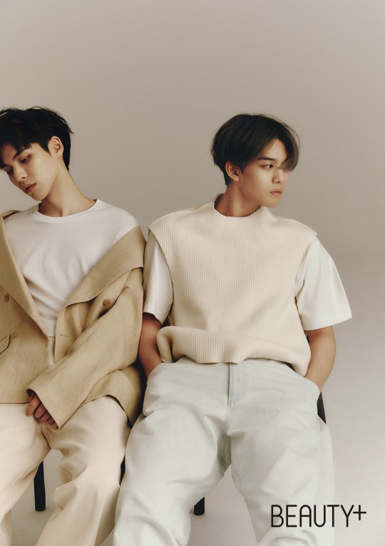 韩国男团cix成员裴珍映bx携手拍杂志写真