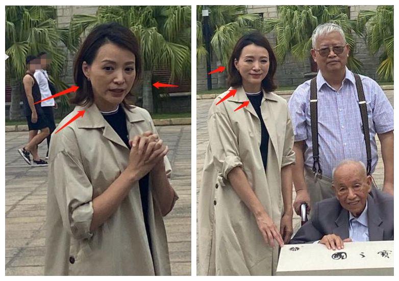 皮肤略显松弛和双下巴自然也是正常岁月现象;正如董卿之前所说,她曾