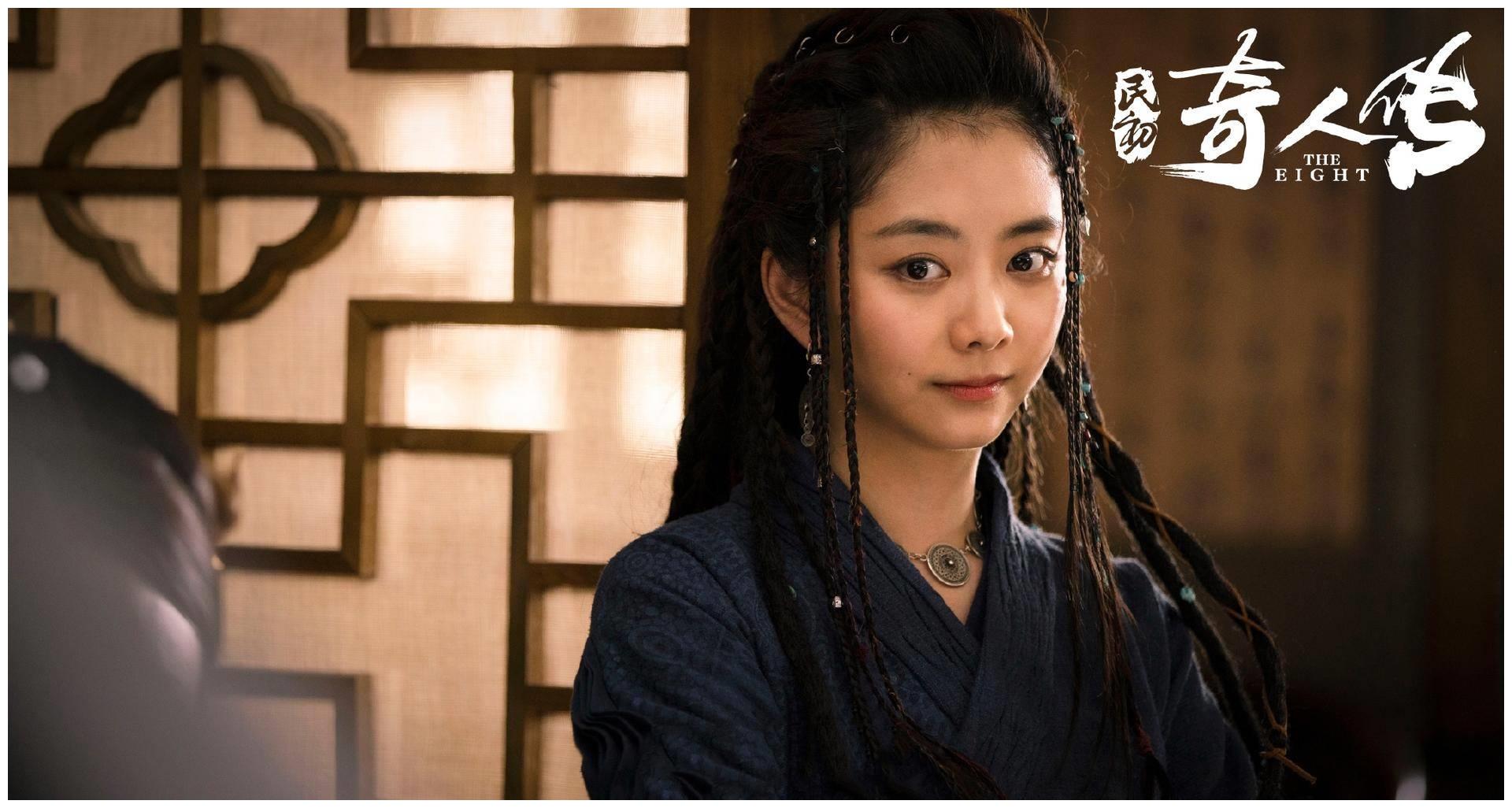 谭松韵民初奇人传开播神秘少女可爱甜憨反差巨大