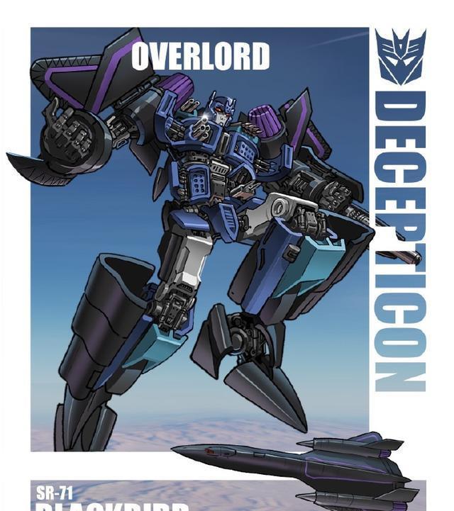 个人企划变形金刚人物重制版六面兽未来感十足