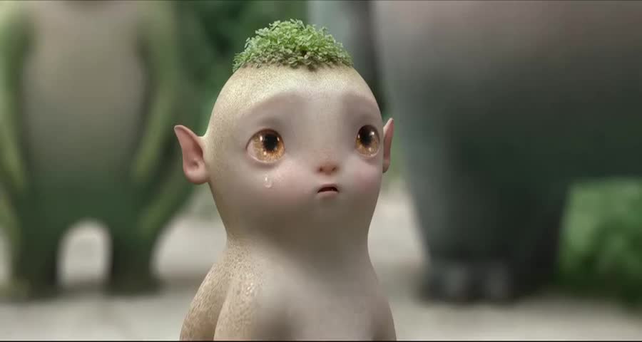 美女看着洞穴里面的小妖,想起了胡巴,现在他活的怎么样