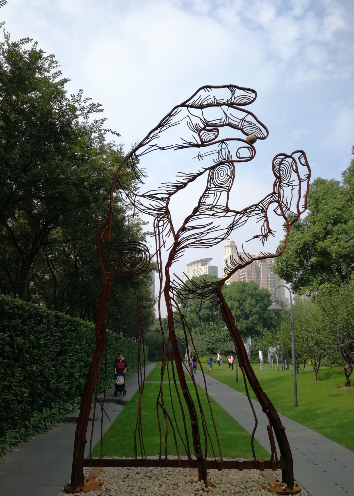 美丽的上海静安雕塑公园