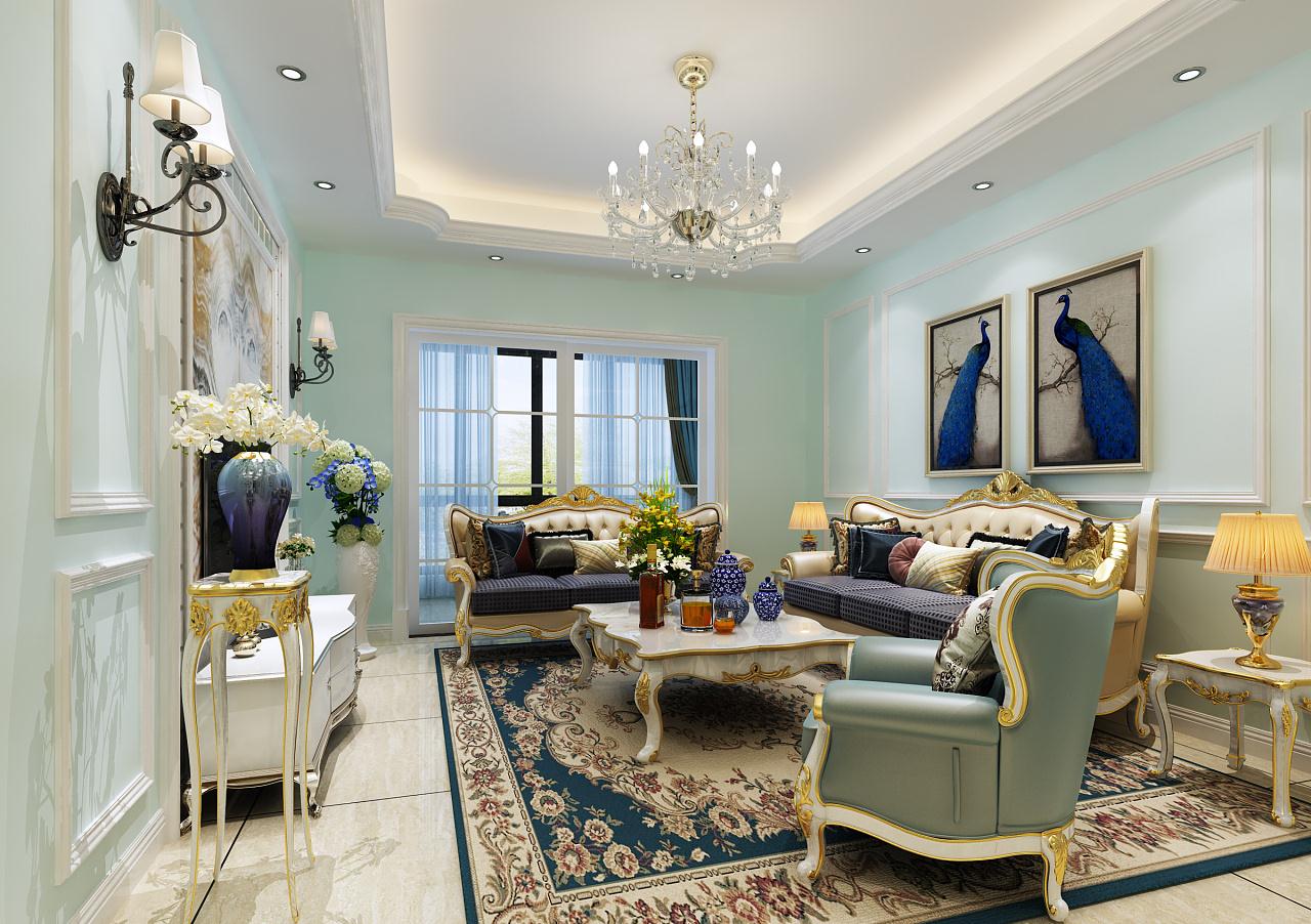 大维实景欧式风格装修设计看尽繁花似锦