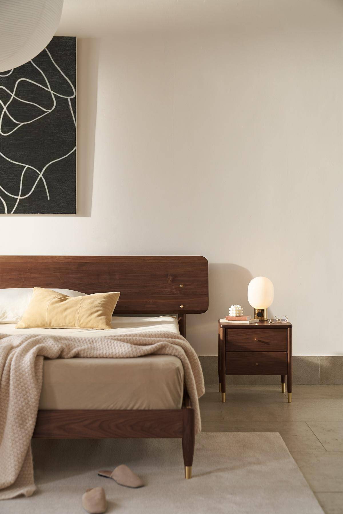 黑胡桃木|家具|床头板_新浪新闻