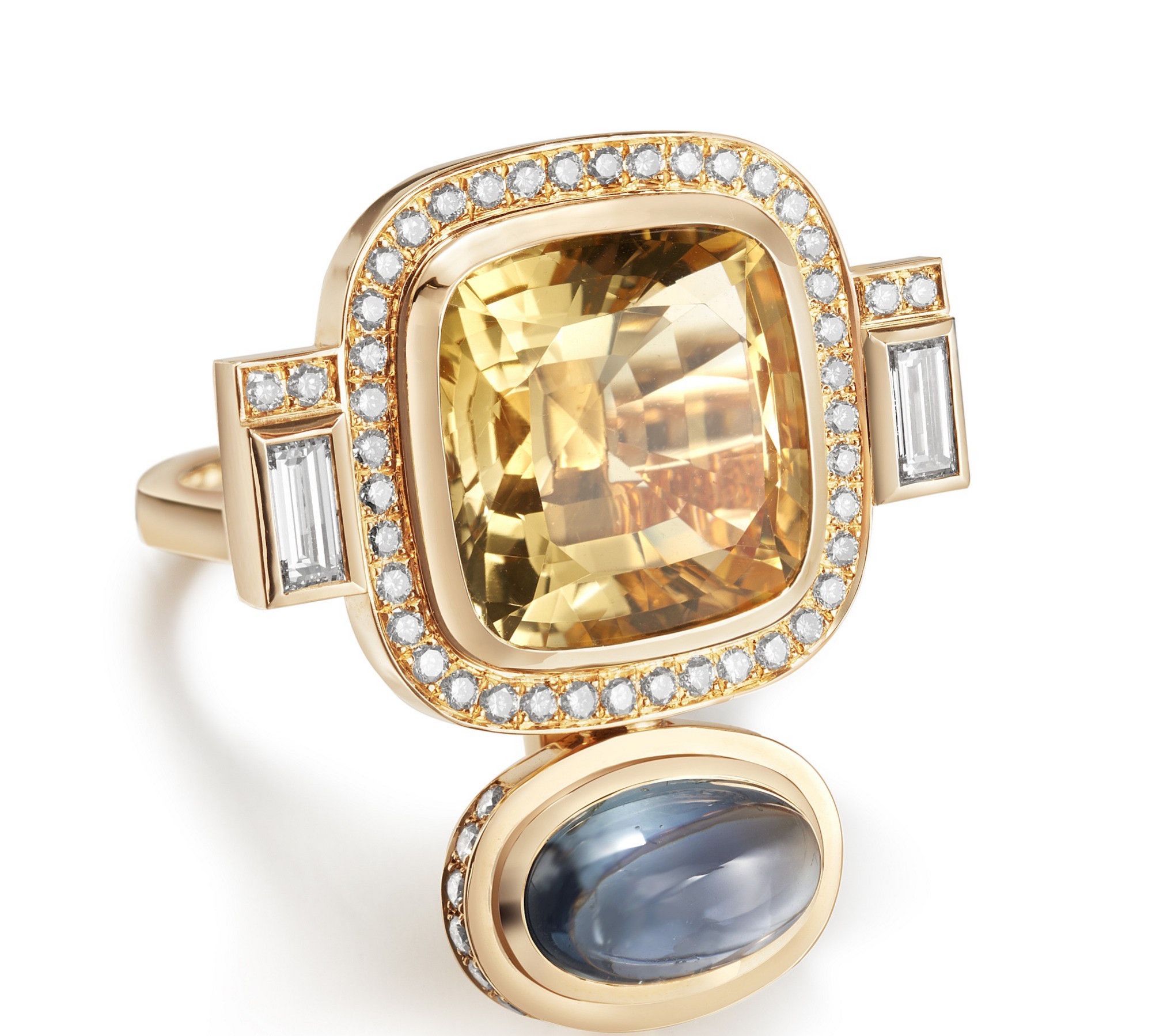 herms爱马仕lcoute玫瑰金戒指