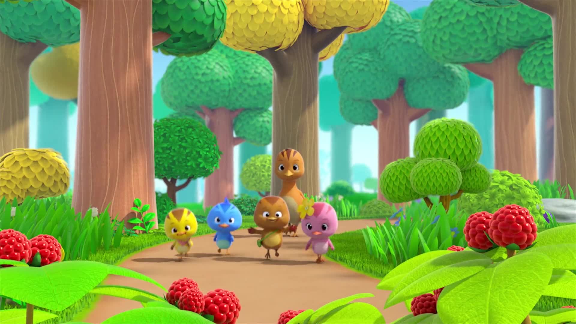 萌鸡小队:大宇哥哥吃水果太脏,嘴边都是,朵朵都嫌弃他