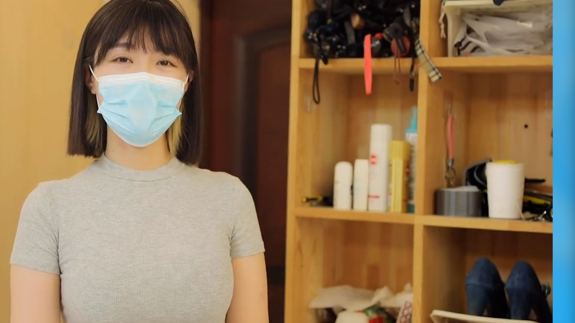 杭州郑女士成网红本人脱下口罩也很迷人颜值相当不错