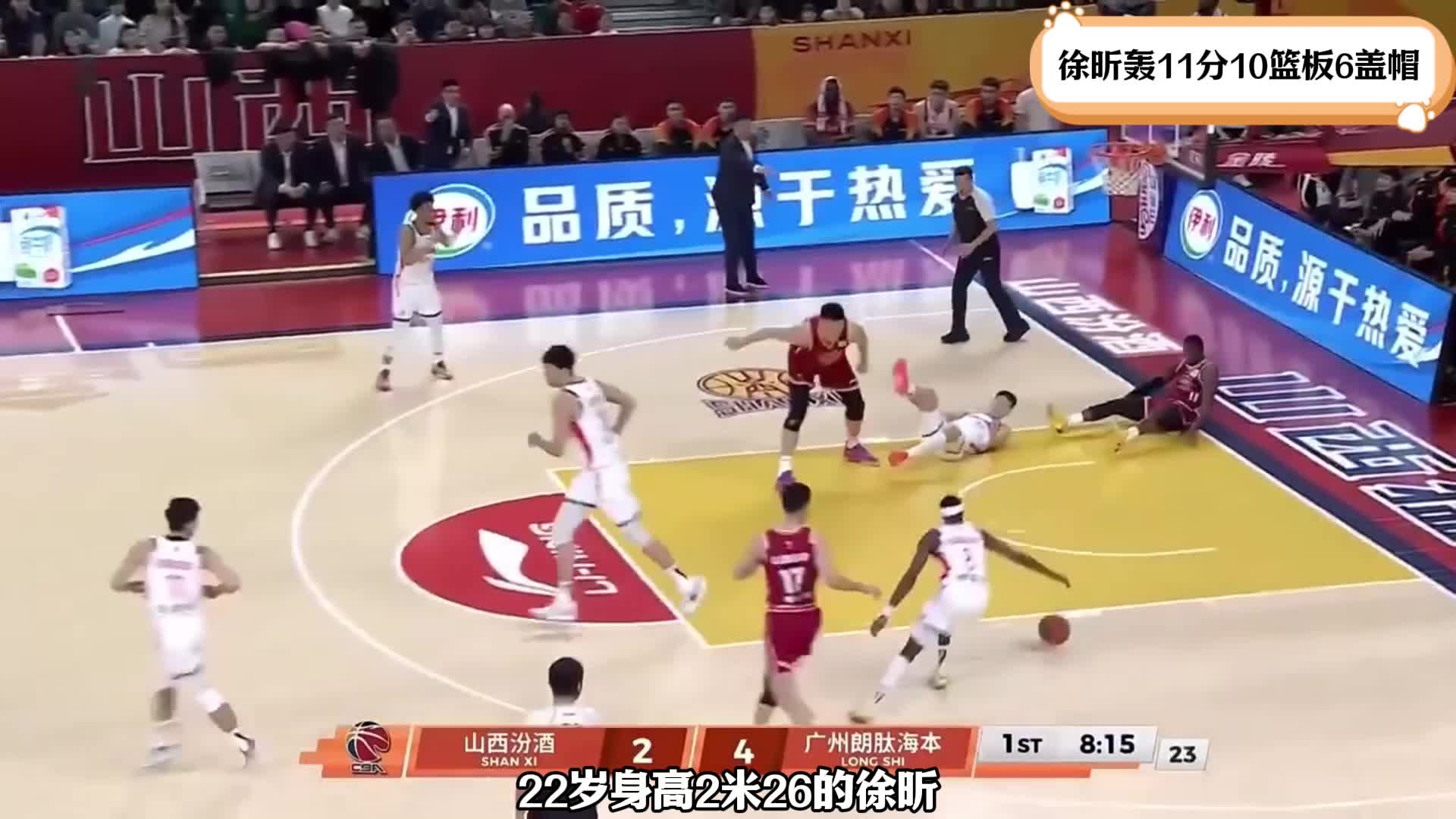 轰11分10板6帽！中国男篮22岁2米26中锋崛起：郭士强重用盖帽王？