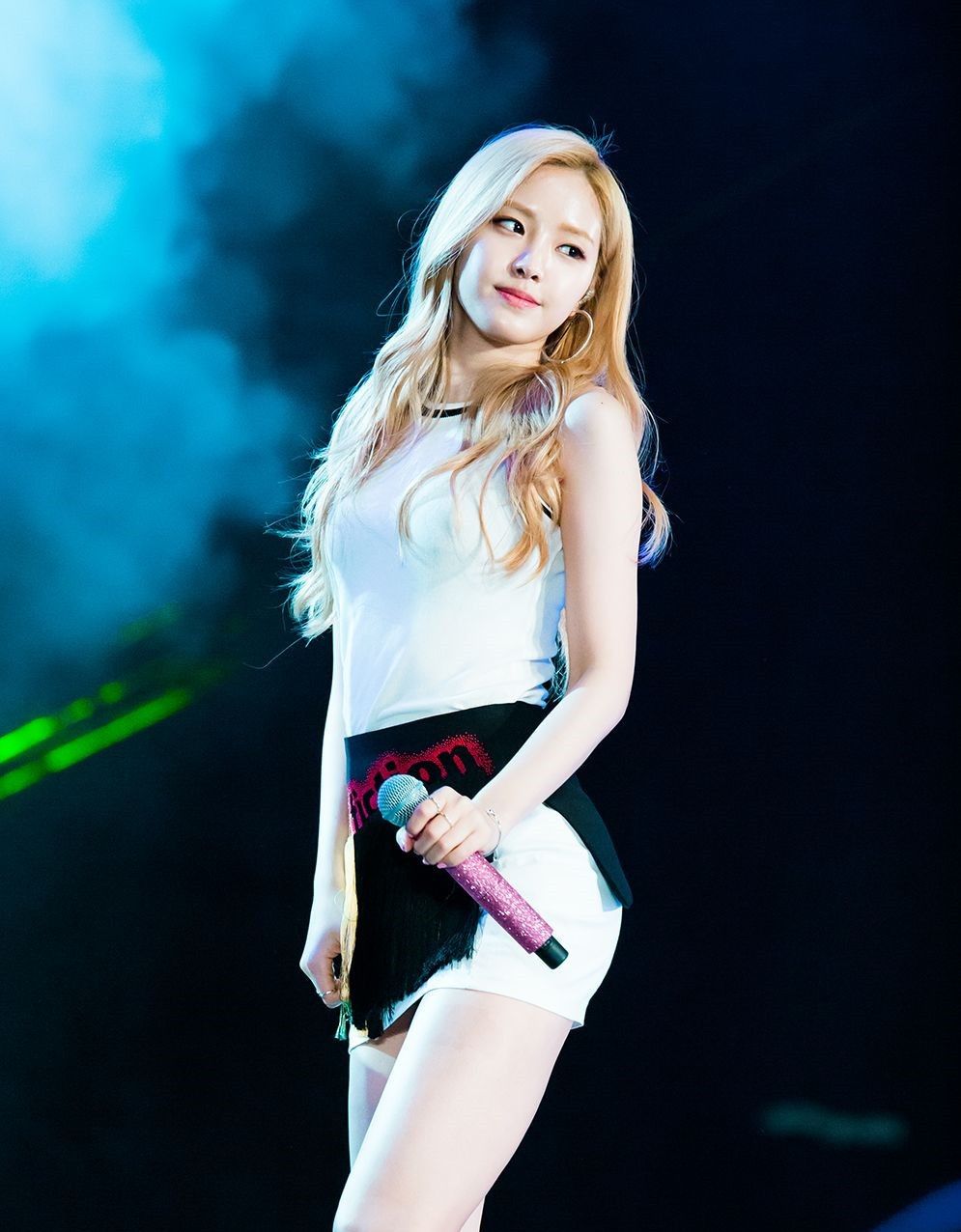 apink的门面 孙娜恩 舞台上,有一种独特魅力