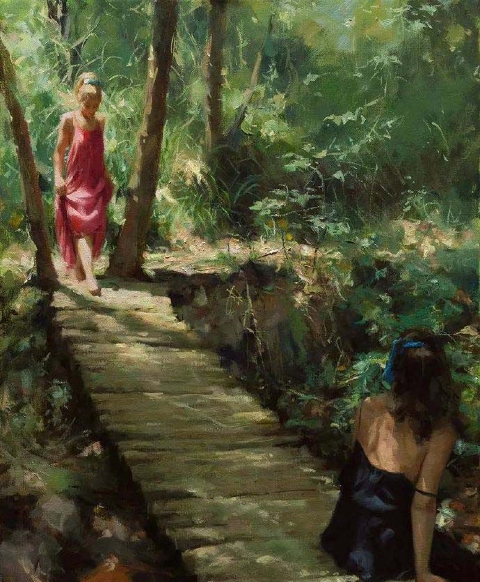 美好的时光——vicente romero人物油画作品欣赏_高清图集_新浪网