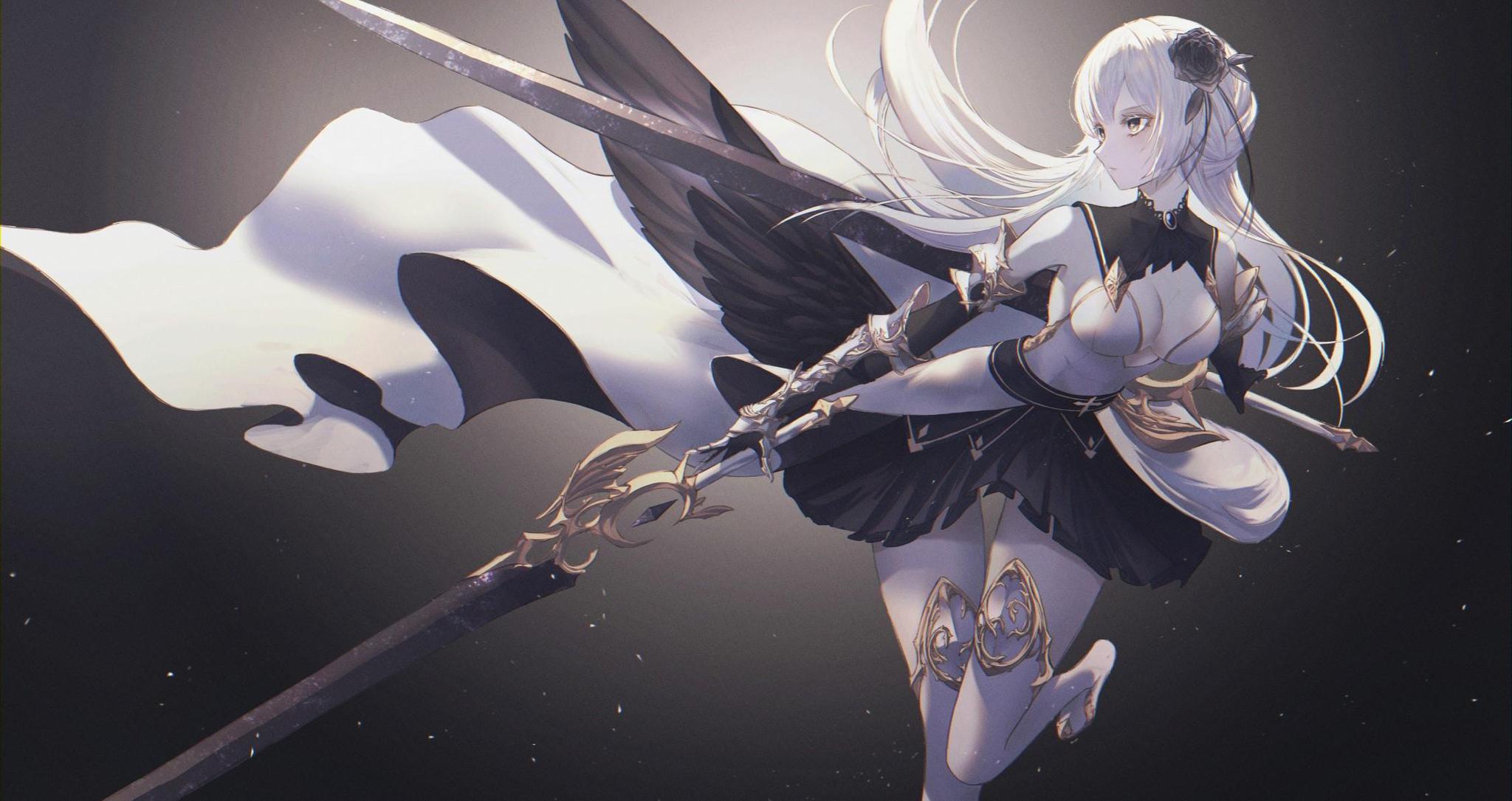 电脑壁纸剑系少女