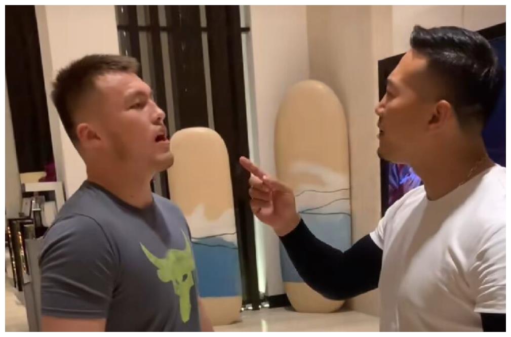 李景亮陪练叫嚣王赛散打队长怒了你挑战我兄弟敢不敢跟我打