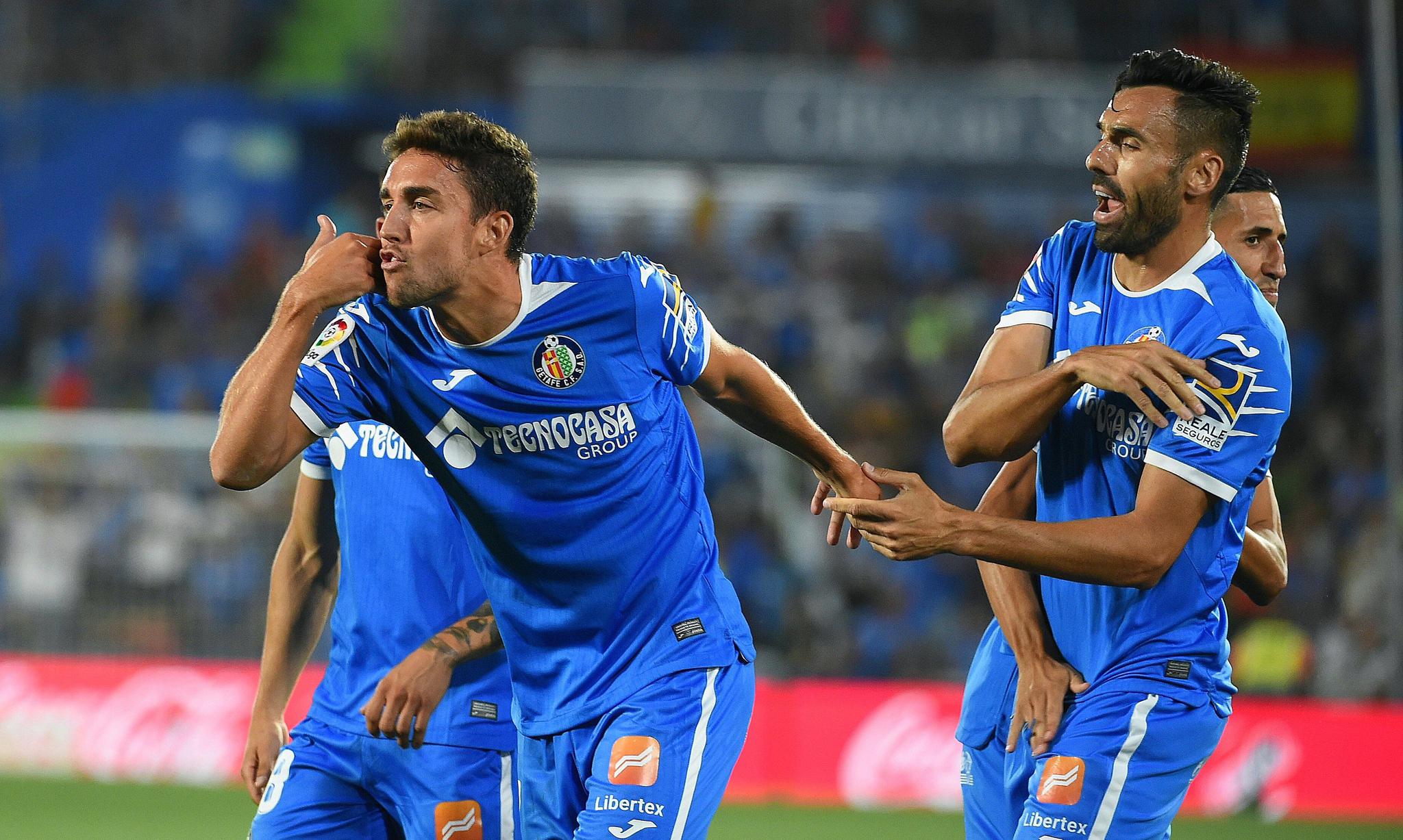 足球——西甲联赛:赫塔菲平毕尔巴鄂竞技