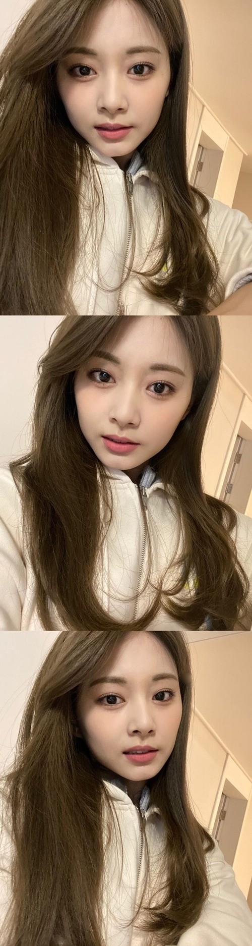 韩国女团twice成员周子瑜发照三连自拍