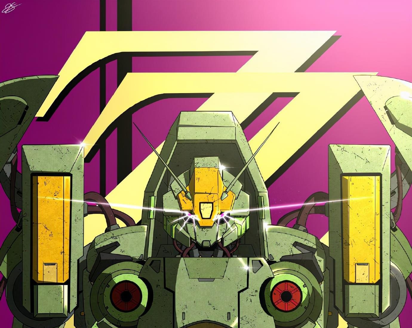 高达正面头像插画大家喜欢哪张