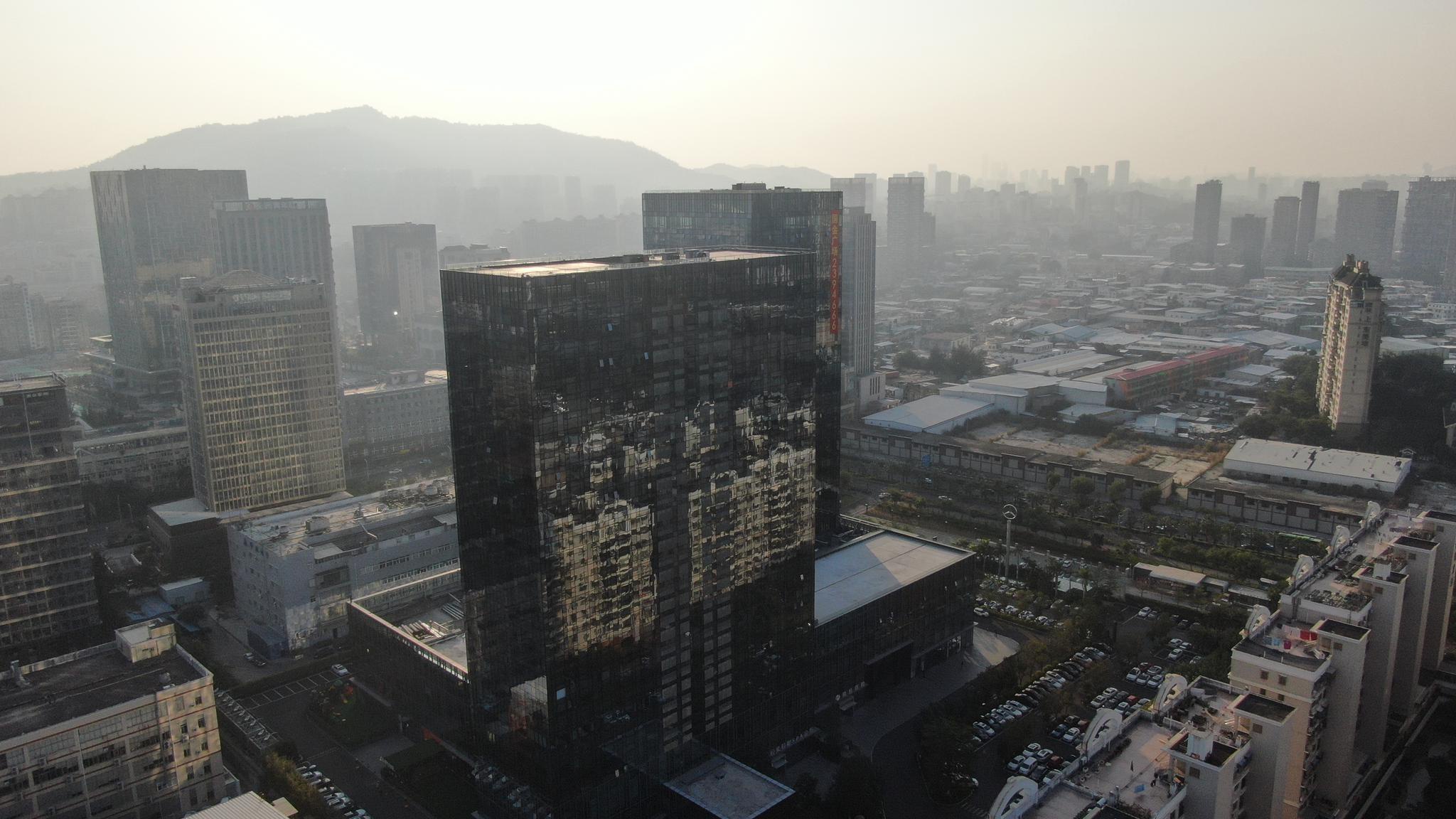 航拍镜头下的厦门软件园,一栋栋的现代科技大楼_高清图集_新浪网