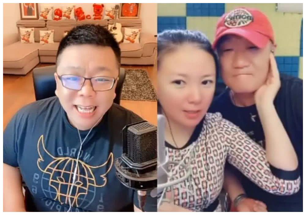 歌手谢东直播间秀恩爱?看看他妻子的笑脸