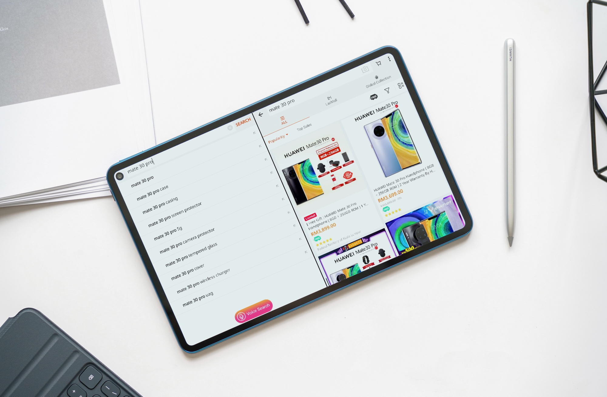 再加上4个扬声器,哈曼卡顿联合定制,让华为matepad pro 5g这块平板