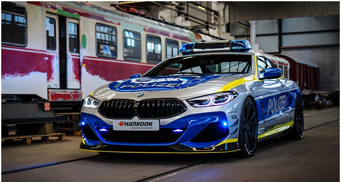 德国警察新增"爆裂"警车?警装版宝马m850i,飙车族噩梦
