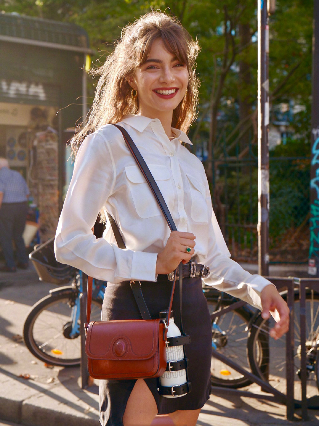 法国模特mara lafontan是一位百变美人,方脸,标志性刘海