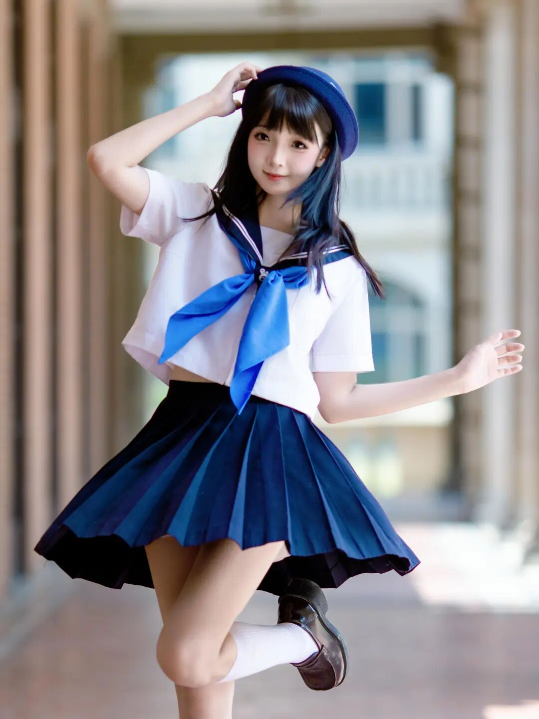 日系初恋感JK制服女生优雅唯美写真