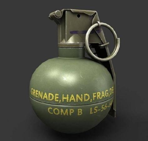 M67 Frag Pattern 大口径榴弹爆炸时产生的弹片的威力,防弹衣能否挡住?