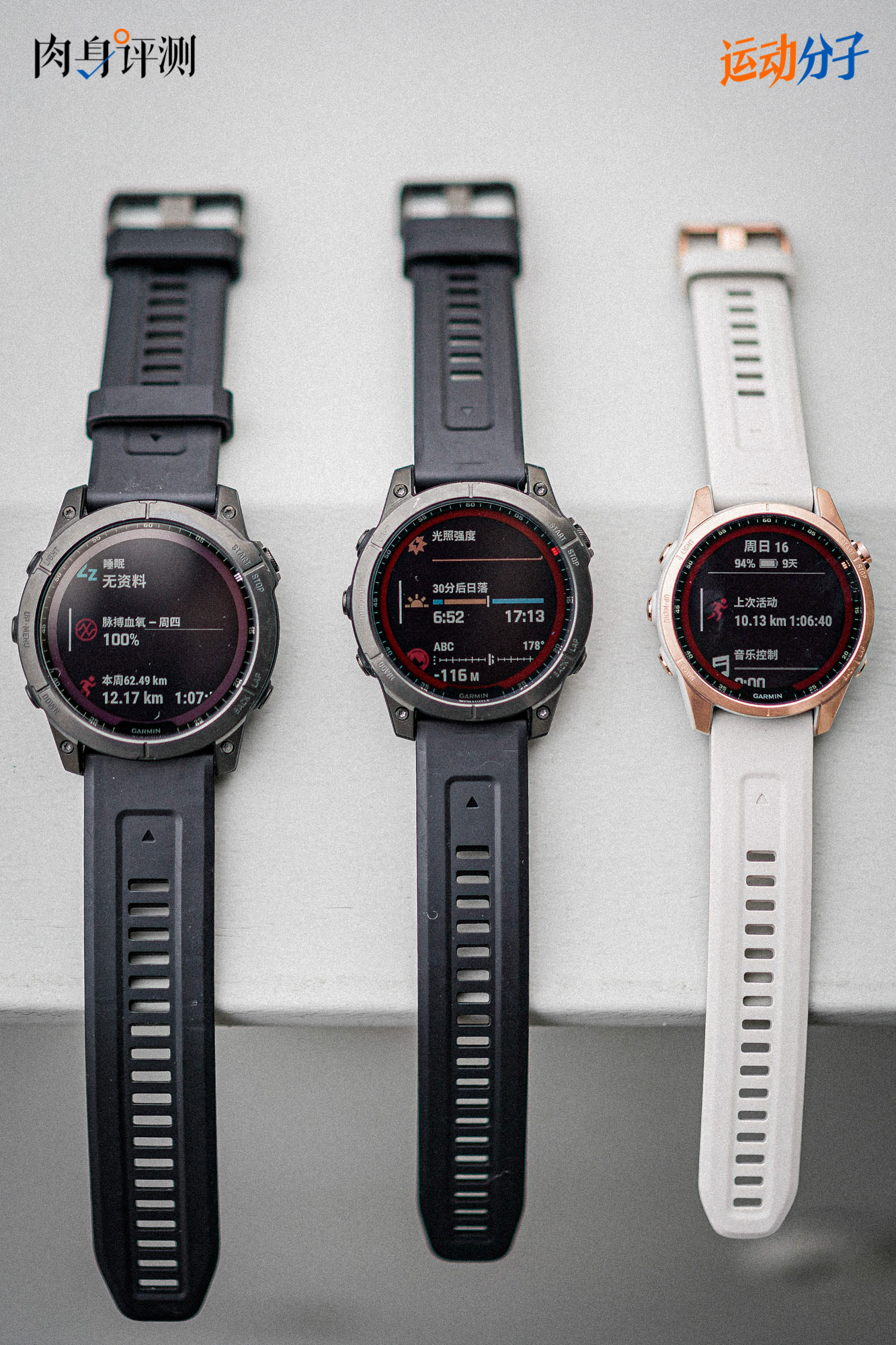 过往佳明fenix系列的测评:深度测评佳明fenix6,instinct和tactix