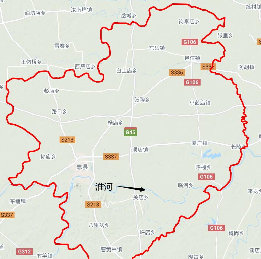 河南省信阳市息县地图图片