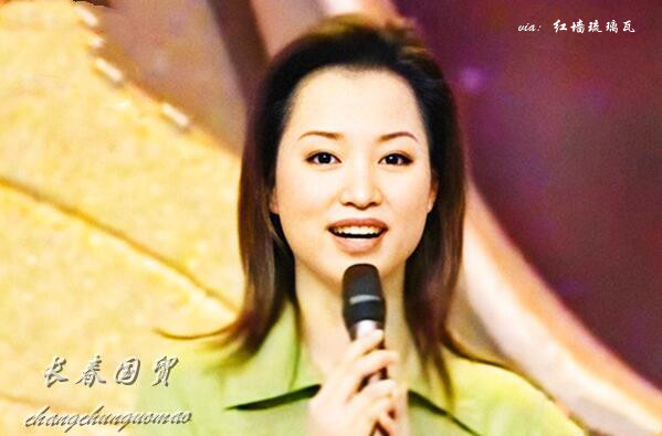 央视主持人董卿24年前旧照曝光五官精致清纯甜美略显婴儿肥