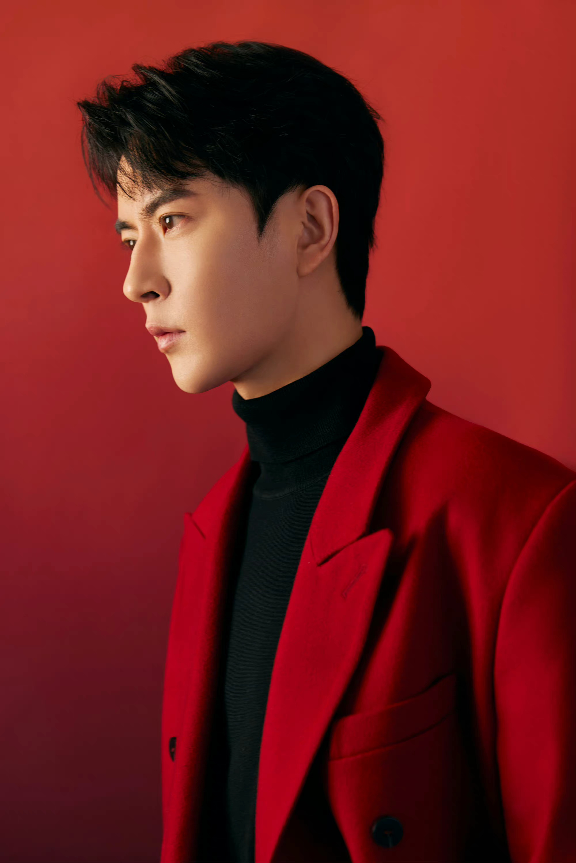 于朦胧红色系新年写真大片!红红火火氛围感满满