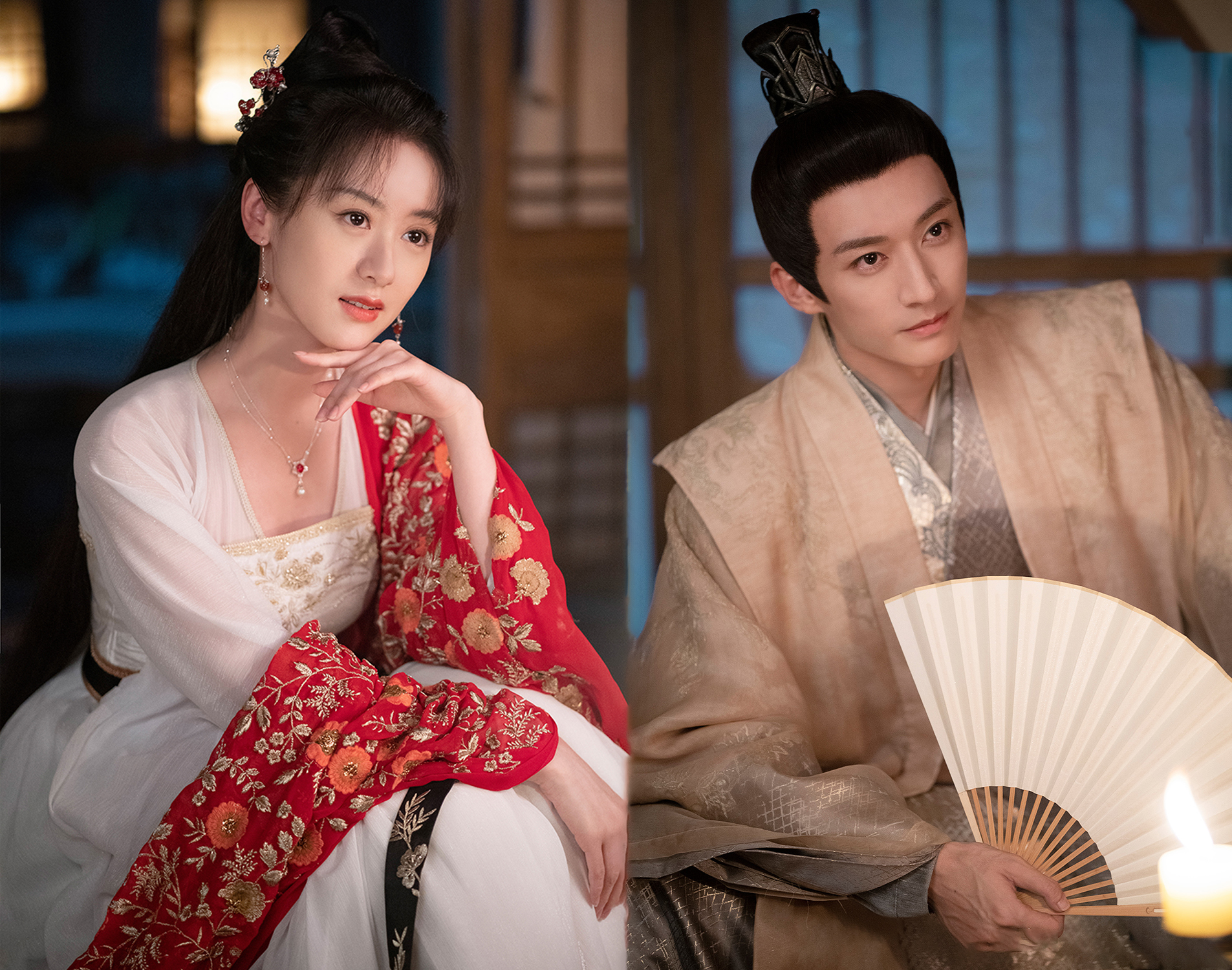 落花时节又逢君杀青袁冰妍刘学义现场比心大方营业