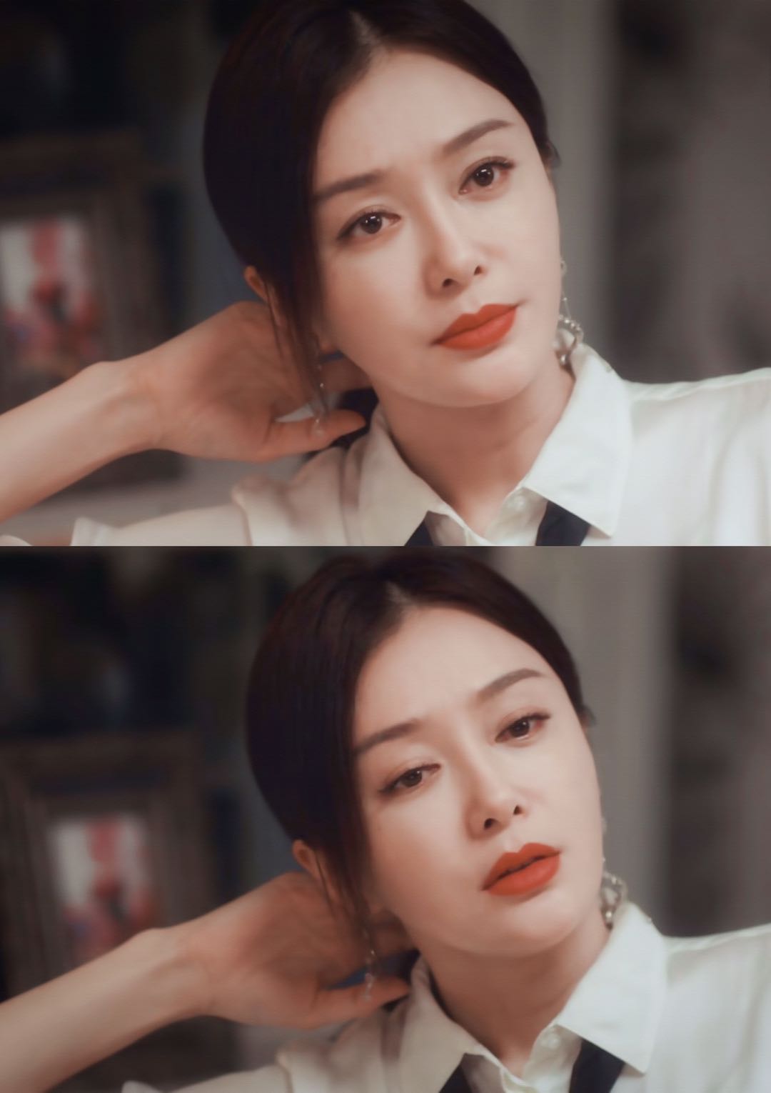 怪你过分美丽莫向晚卖惨秦岚的小丑妆造型确实有内味了