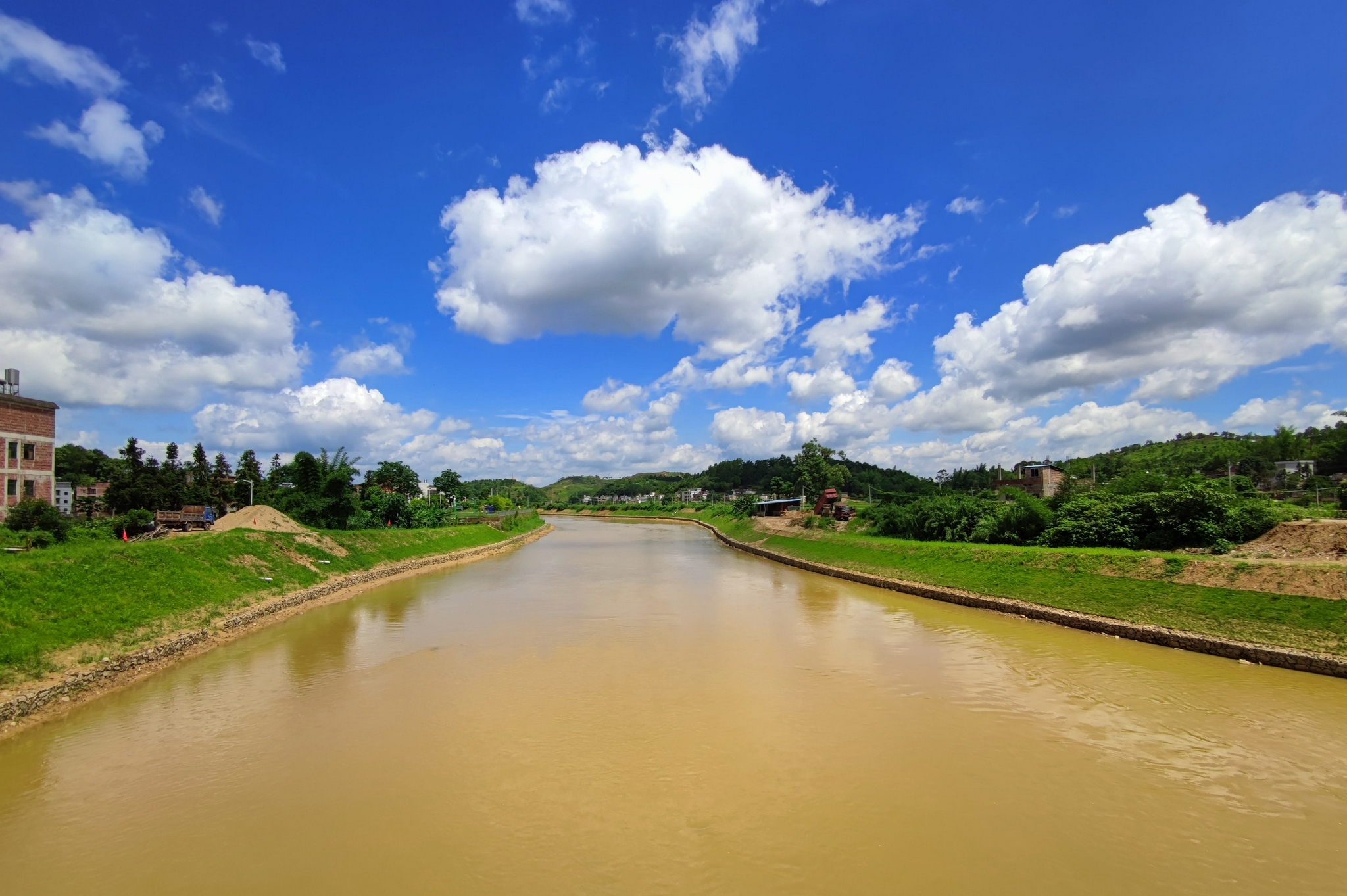 铁场河治理epc项目完工倒计时,广东龙川河道治理成效初显|龙川|龙川县