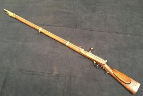 世界上第一把栓动步枪德莱赛m41针发枪