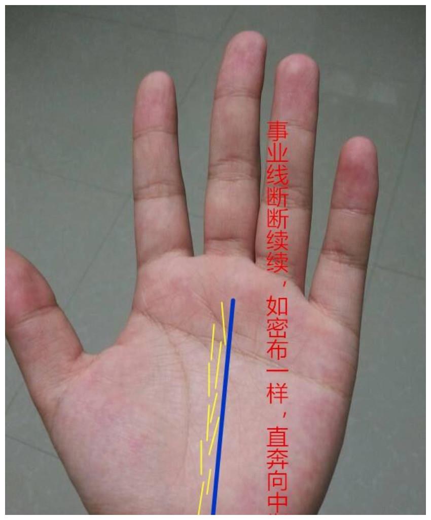 手相这条线越是深长事业运越平顺
