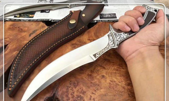 「名品」沙特阿拉伯弯刀|黄檀木|柄长|弯刀|名品|微粒_新浪新闻
