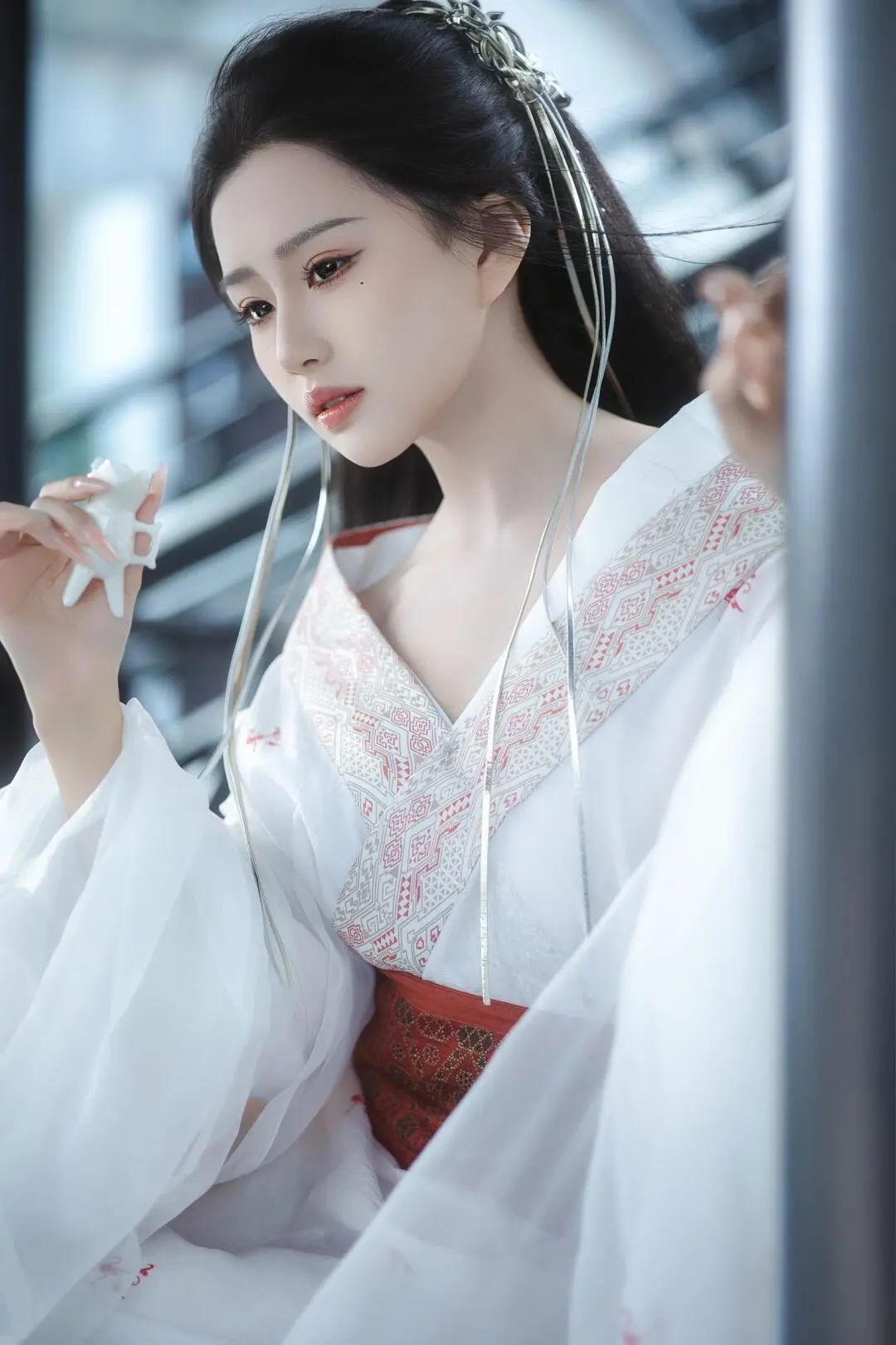 战国袍美女犹抱琵琶清纯优雅唯美写真