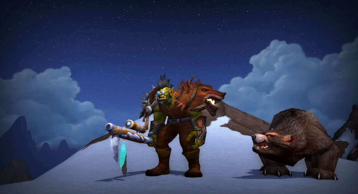 魔兽世界怀旧服猎人职业最休闲不同宝宝各种宠物都有不同乐趣