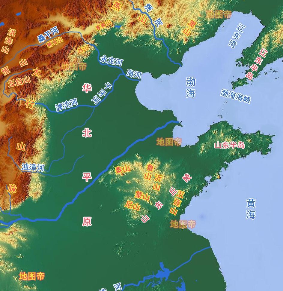 山西位于太行山以西,太行山以东的河北为什么不叫山东?
