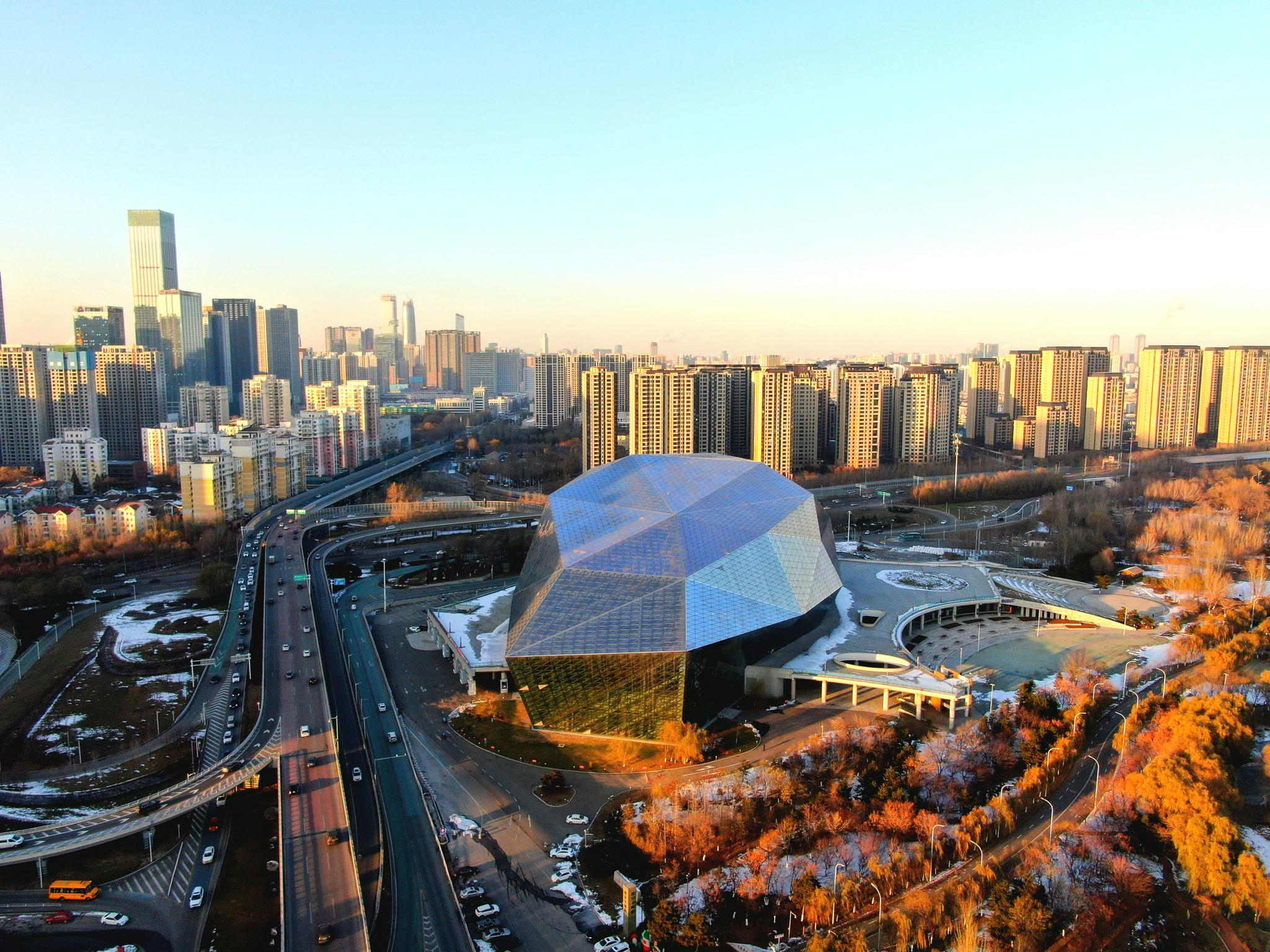 辽宁联合融媒体中心航拍辽宁航拍沈阳盛京大剧院周边美景