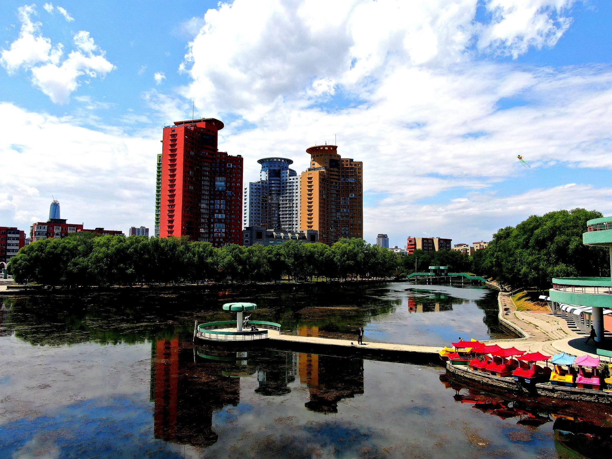 辽宁联合融媒体中心航拍辽宁航拍沈阳万柳塘公园