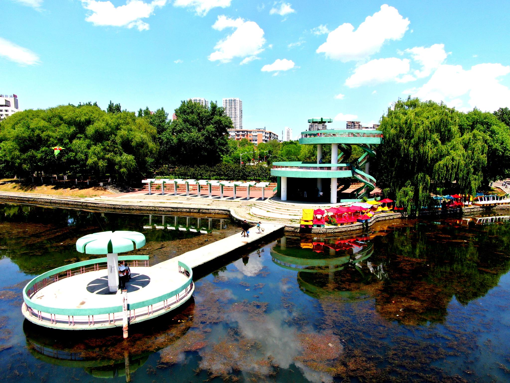 辽宁联合融媒体中心航拍辽宁航拍沈阳万柳塘公园