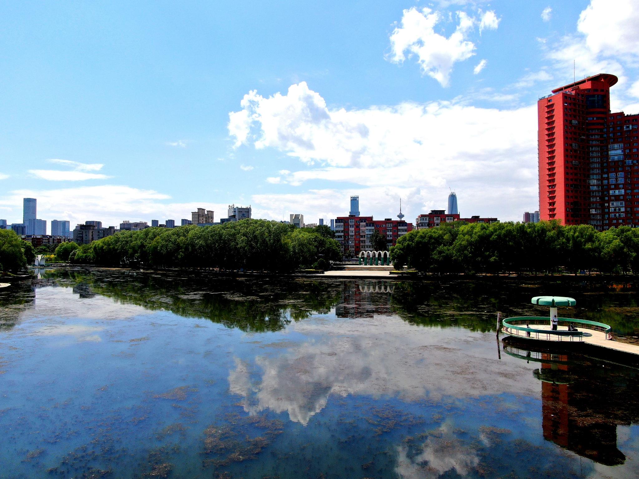 辽宁联合融媒体中心航拍辽宁航拍沈阳万柳塘公园