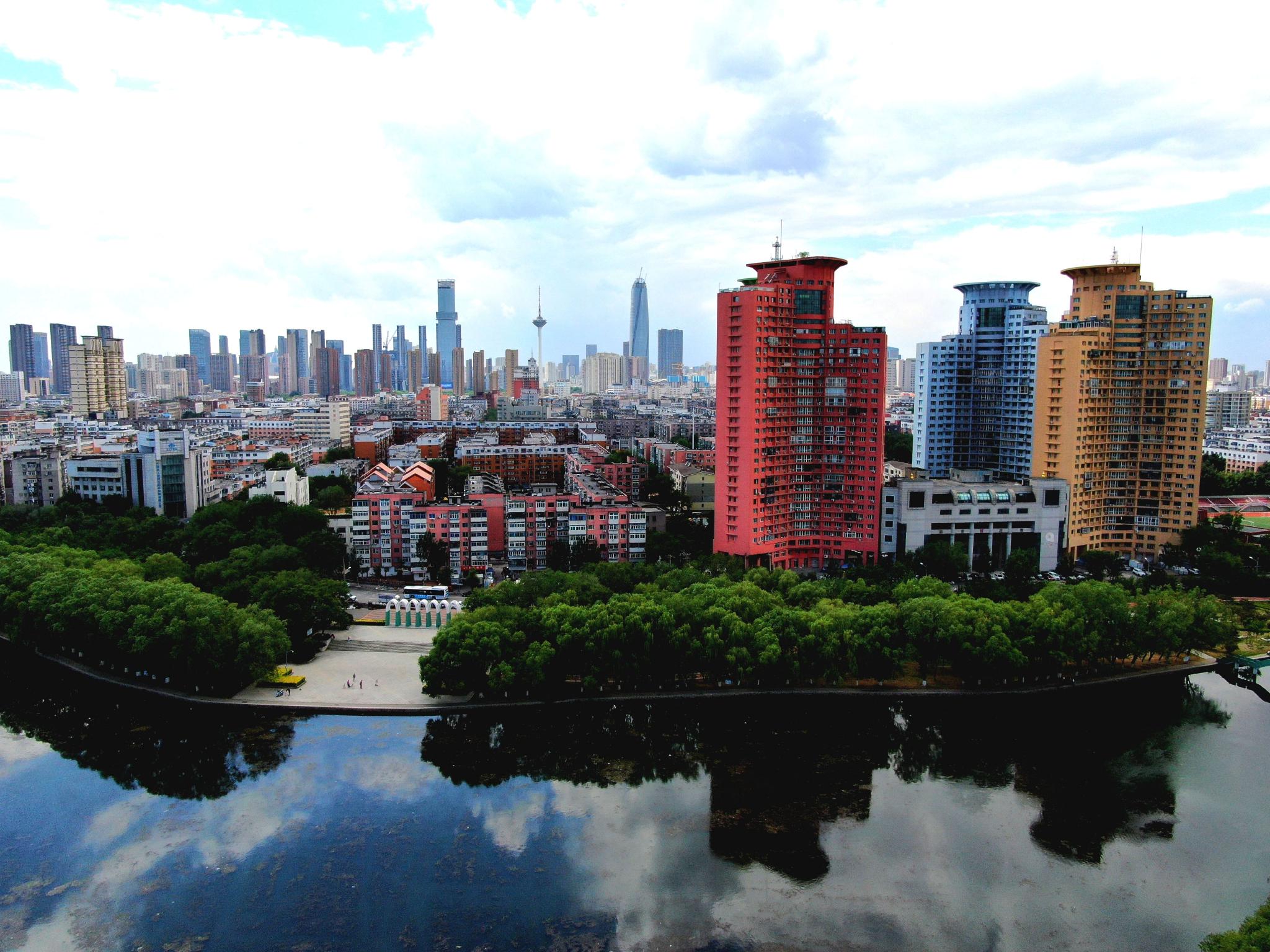 辽宁联合融媒体中心航拍辽宁航拍沈阳万柳塘公园