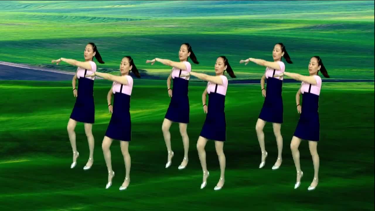 16步健身水兵舞《想哥哥》甜蜜情歌舞蹈简单活力适合初学者健身