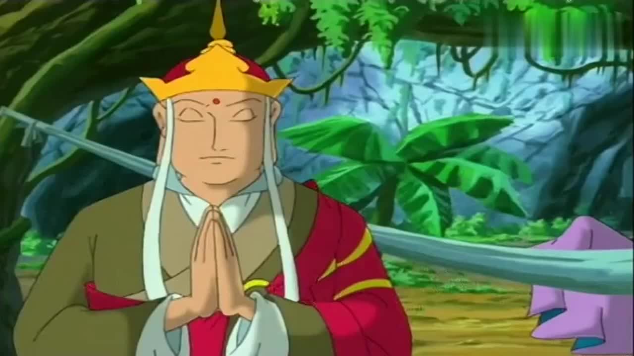 西游记女妖精太粗鲁了唐僧不愿意成亲几个耳光就扇上去了