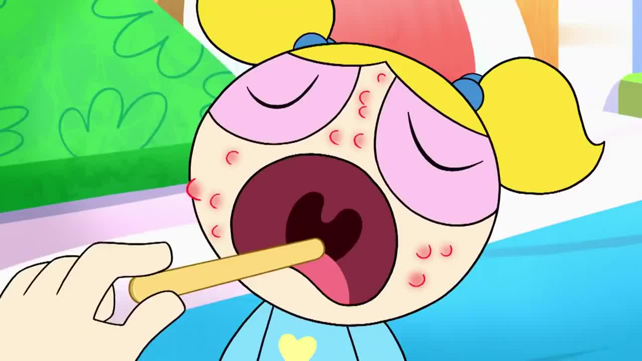 飞天小女警毛毛真过分答应照顾姐妹却自己享受起来