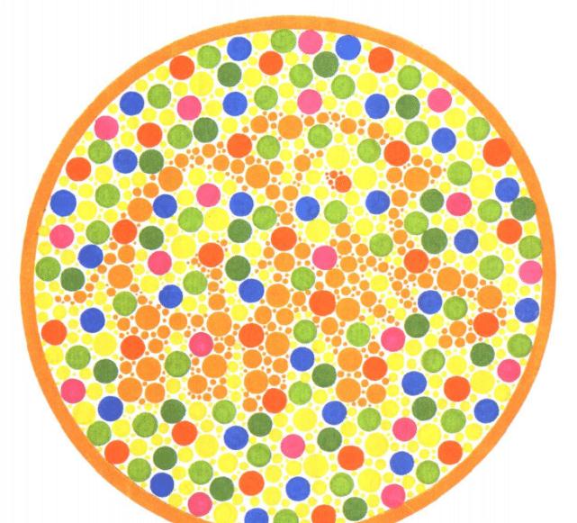 但是在这幅图中有很多绿色,红色,蓝色的圆点,然后