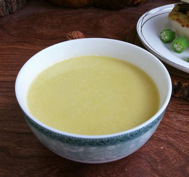 板栗玉米糊香浓好喝早餐必备