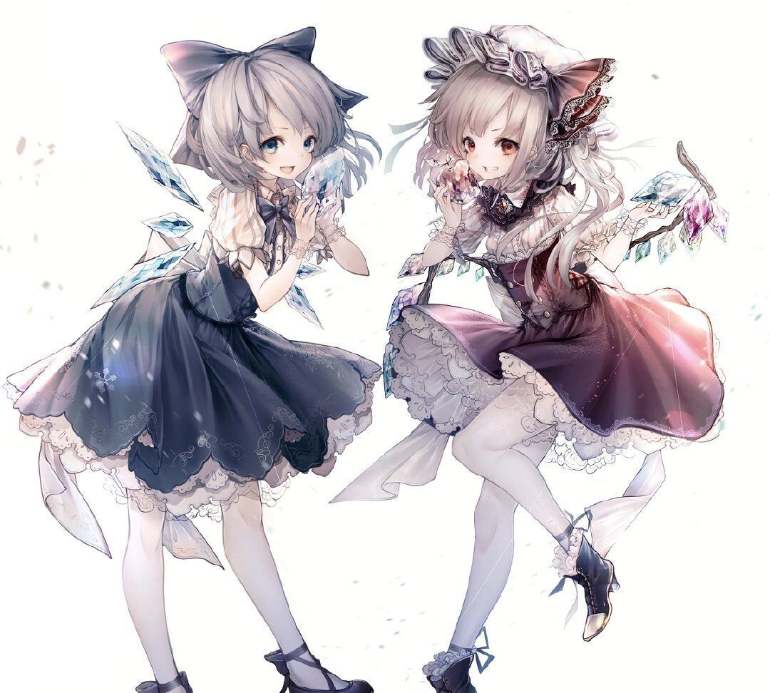 卡通人物插画 如精灵般精致清纯的女孩子插画